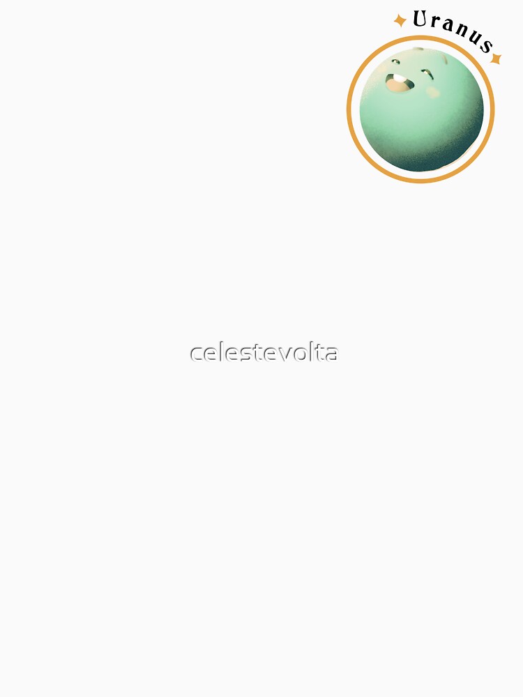 Uranus Planet of Solar System to Pack little cute kawaii - learn astronomy gift by celestevolta
