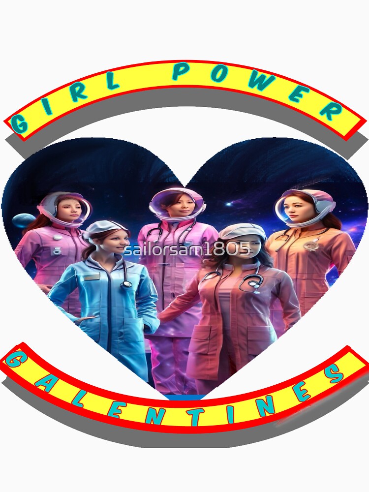 Copy of Medical Astronauts Girl power galantine’s, medical doctors and nurses by sailorsam1805