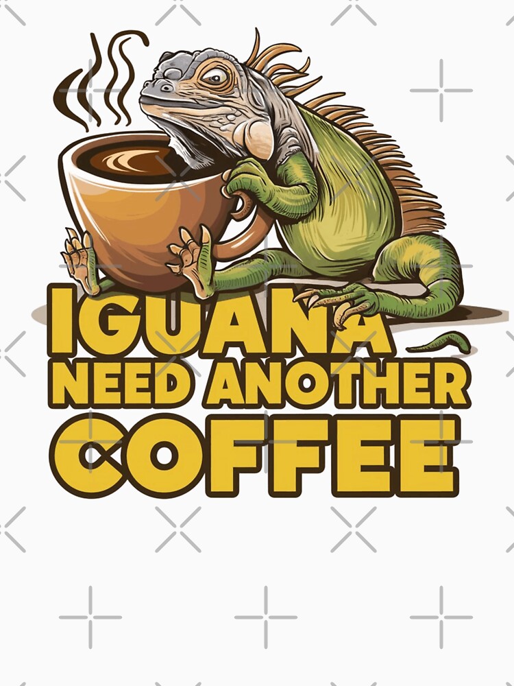 Iguana Need Another Coffee by IWANNAIGUANA