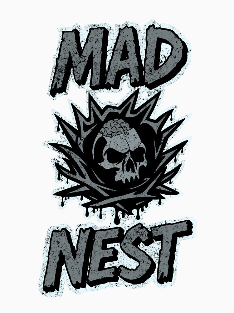 Madnest Logo Whitegrey by MADNEST