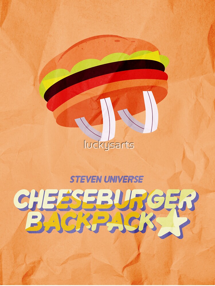 Steven Universe #3 - Cheeseburger Backpack by luckysarts