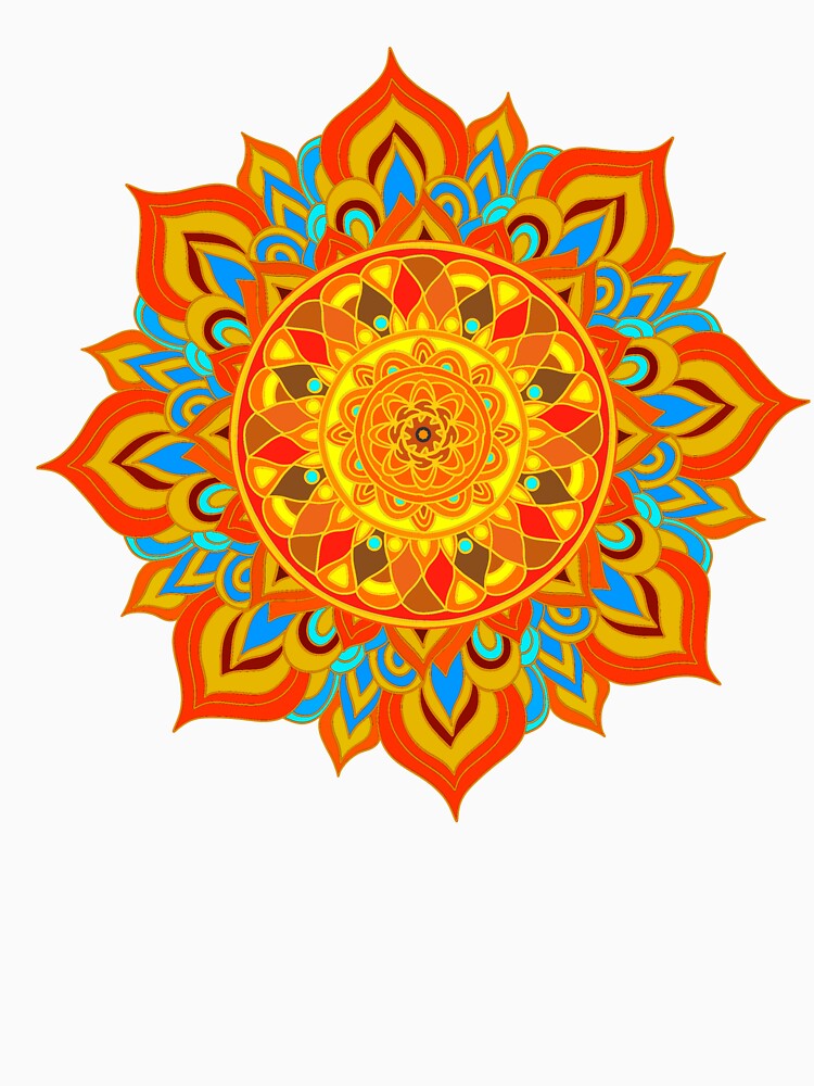 Hand Drawn Mandala Art #4 by givememytees