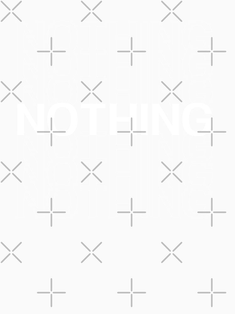Nothing - Stacked text effect design by cruzzcreation