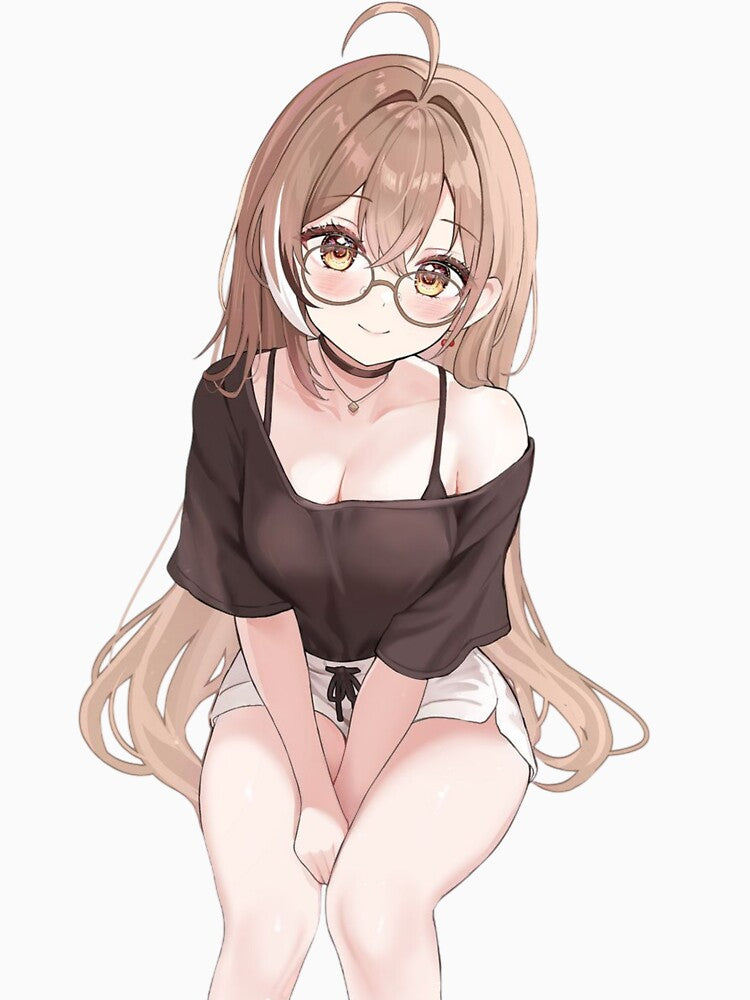 Nanashi Mumei Casual Outfit Glasses Hololive by KomiArts