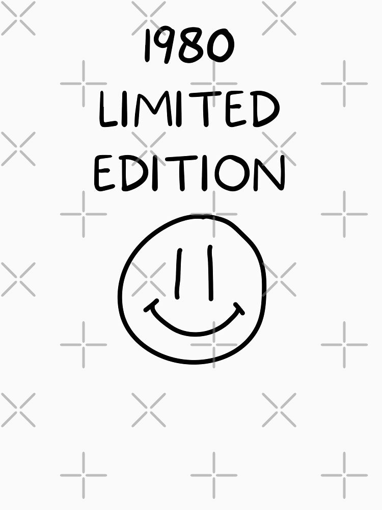 1980 LIMITED EDITION - BLACK WRITING by akaiawa