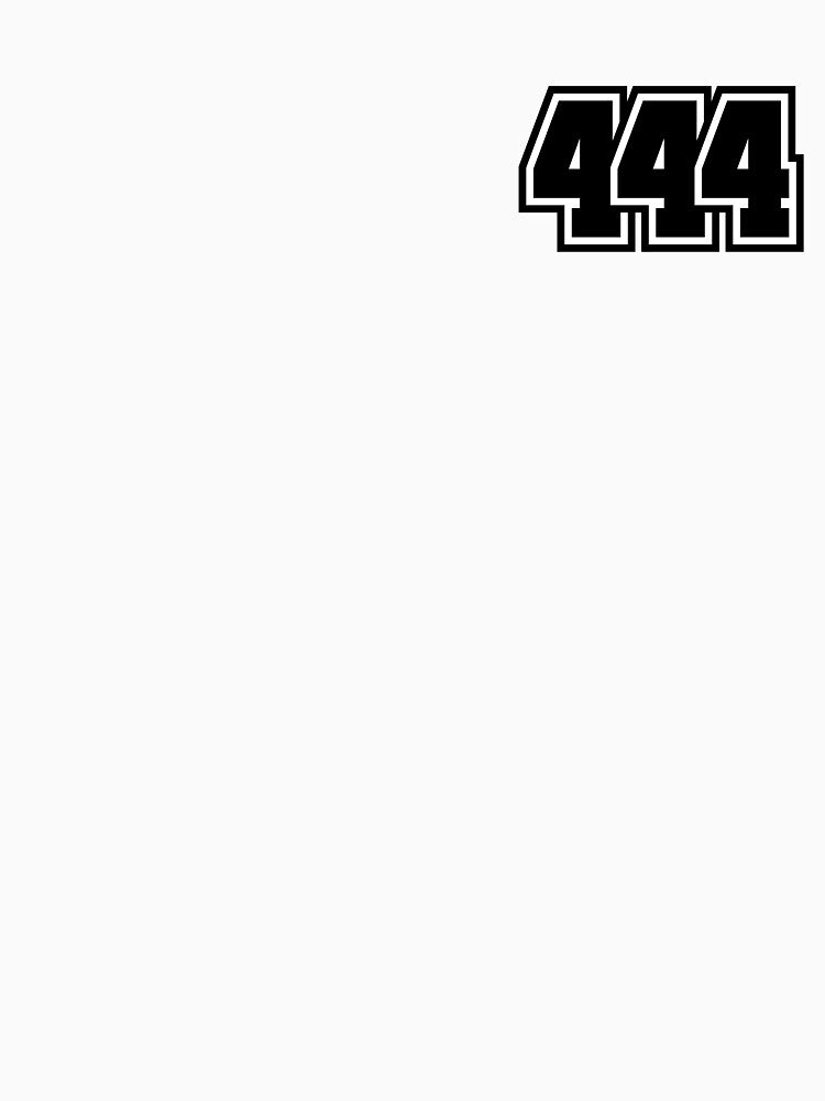 444 Angel Number  - Classic Minimalist Digit by stickerorange