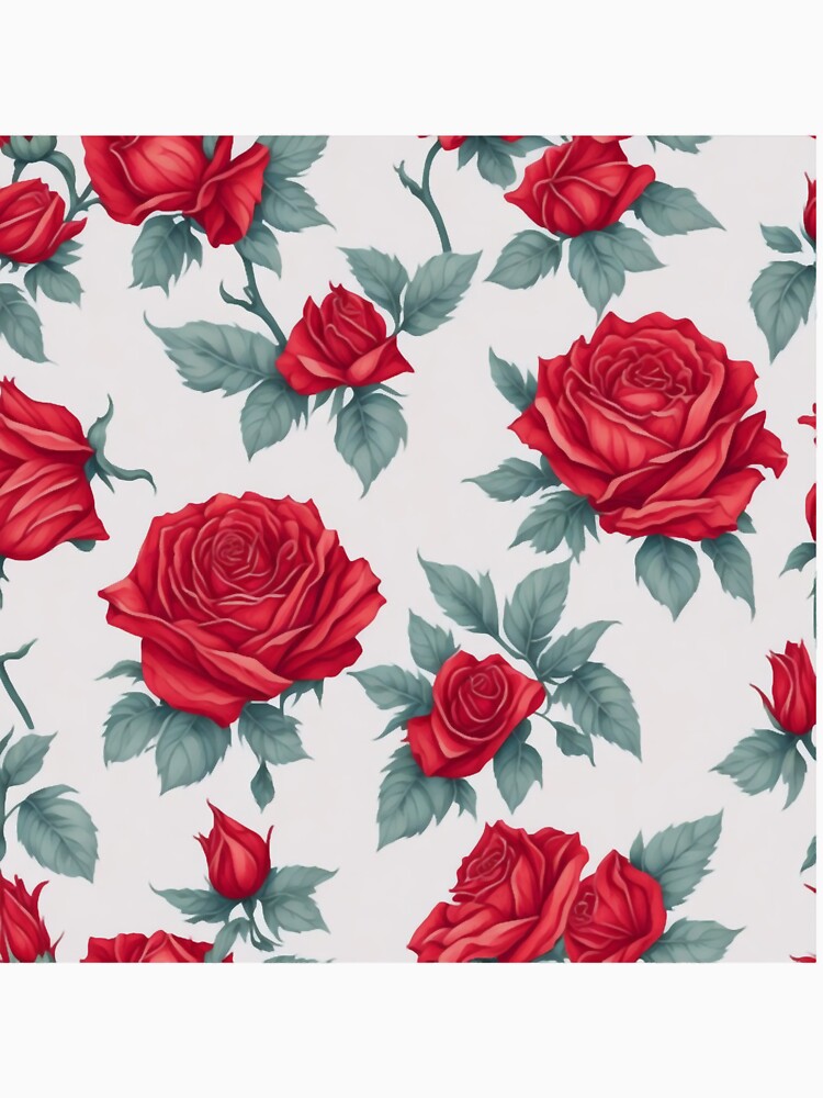 red rose background pattern by Twistedpenda