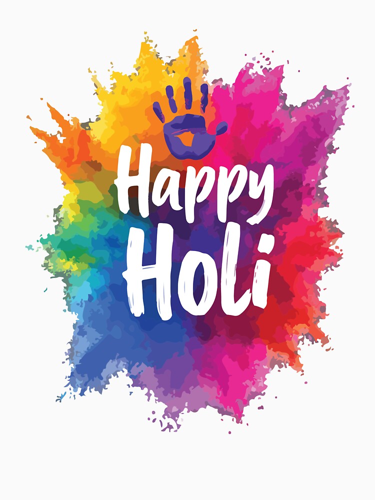 Happy Holi Color Splash Festival of Colors Celebration by kiralynstration