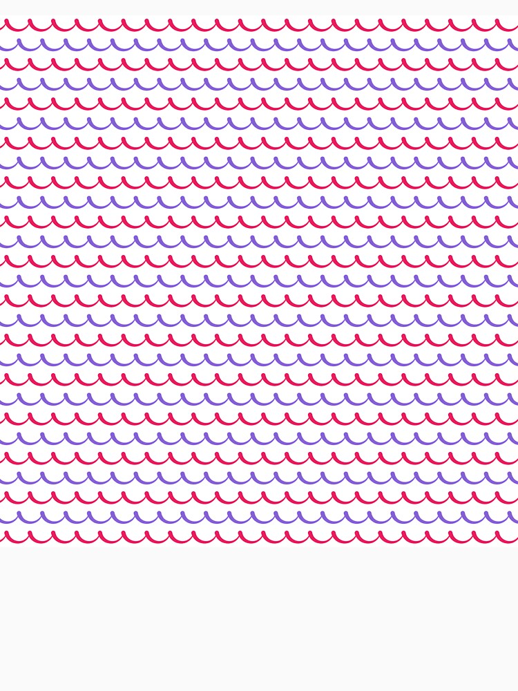 Pink and Purple Scallop Line Pattern Design by Abdulra7man369