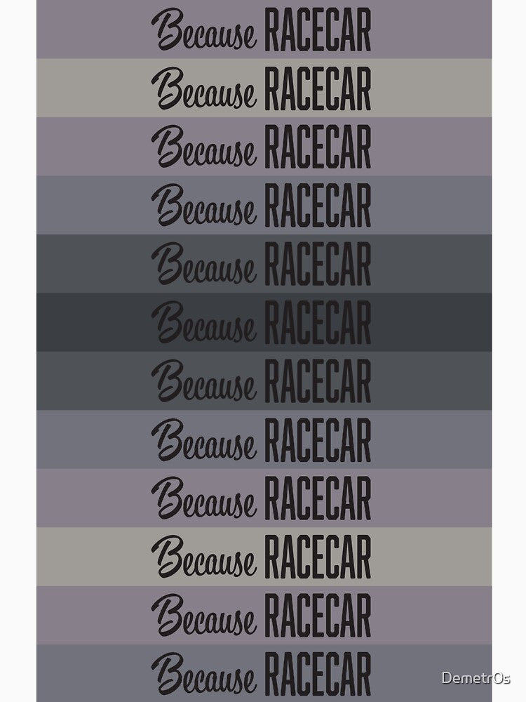 Because Racecar Gradient Logo by Demetr0s