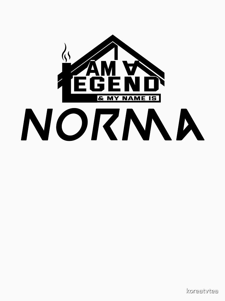I Am a Legend: Custom Name Design for Norma by koreatvtea