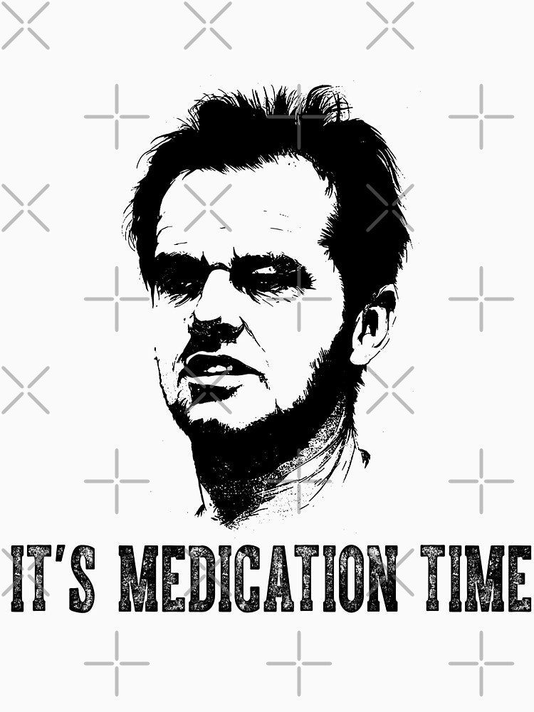 One Flew Over Films Cuckoo Nest - It's Medication Time by GabrielWilliam2