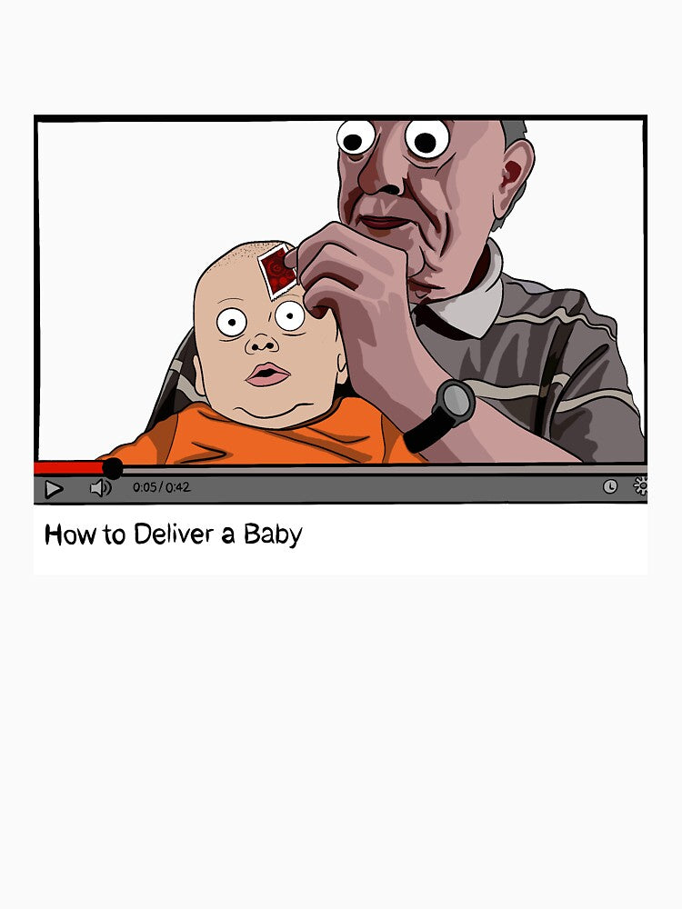 How to deliver a baby - no background by Swann and Fox