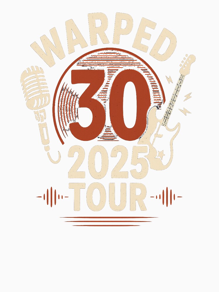 Warped Long Beach Festival 2025 Tee by Laidart