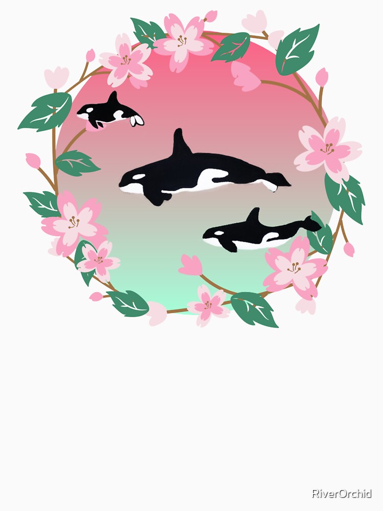 Orca Cherry Blossoms by RiverOrchid