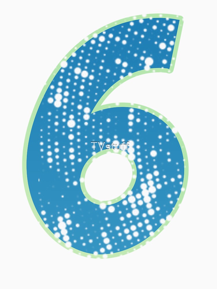 Blue Number Shine-six by TVstuff