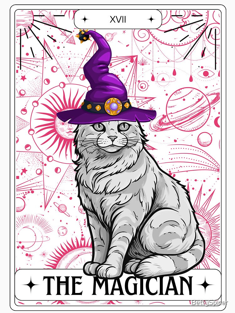 Tarot Card Tabby Cat The Magician by BettySpicer