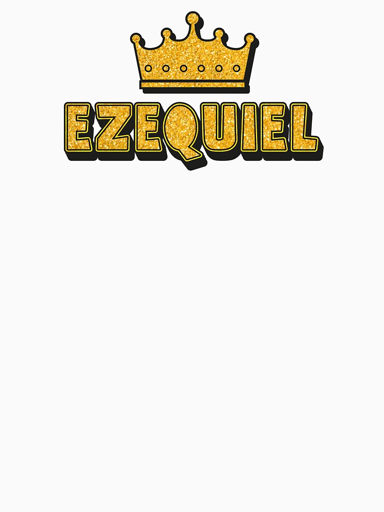 Ezequiel Personalized Name With Crown - Cool & Funny Custom Gift for Men and Boys by Oussinc
