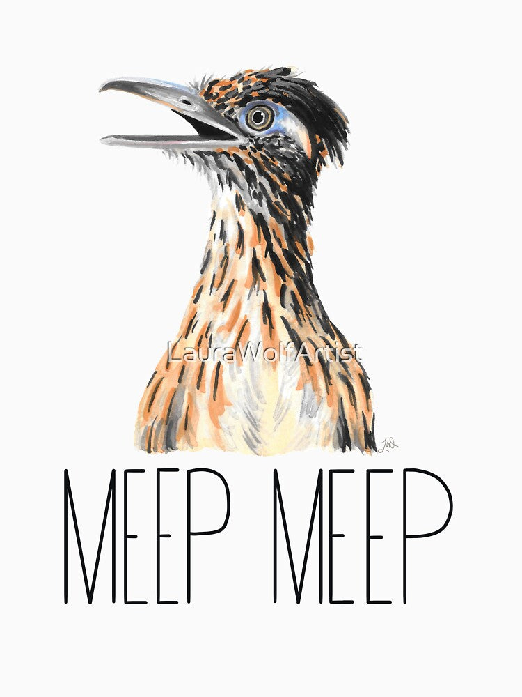Meep Meep (Greater Roadrunner) by LauraWolfArtist