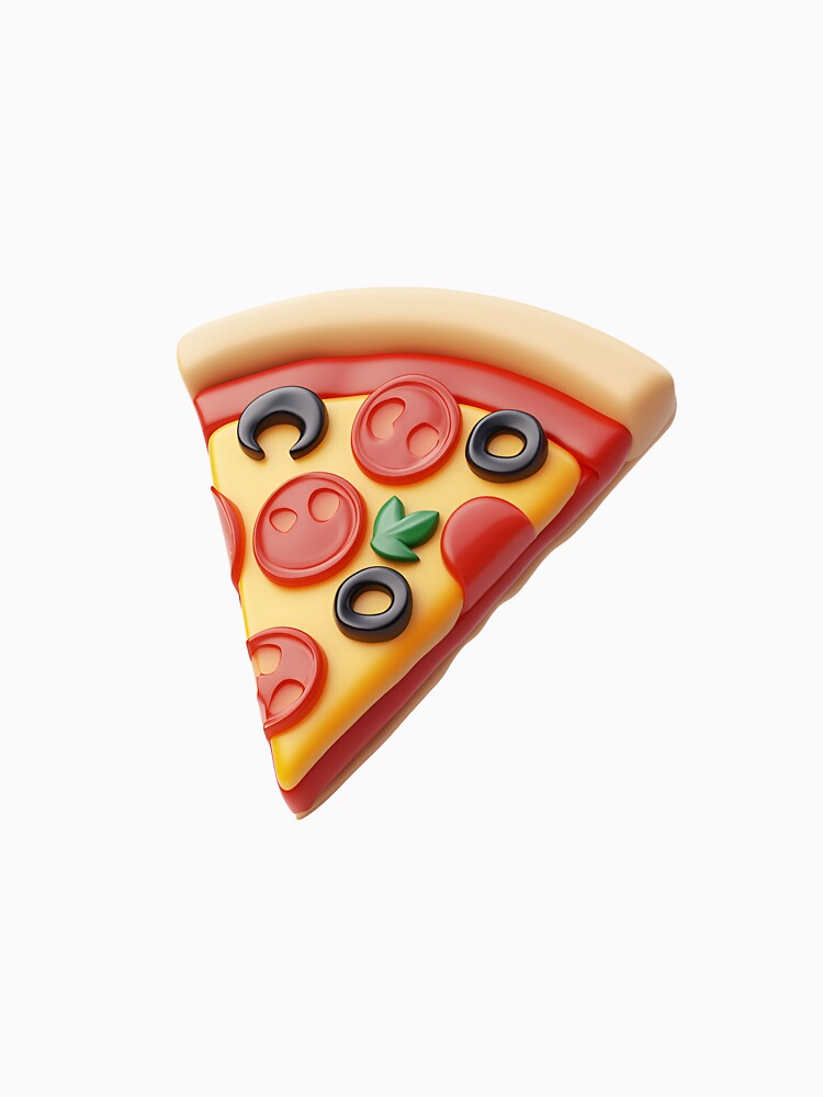 Cartoon Style Pizza Logo Stickers, Logo, Illustration, Wall arts, Art Prints and More by Kevin Lou