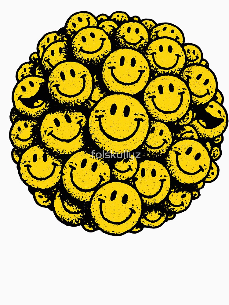 Retro Smiley Face Graphic by folskullyz