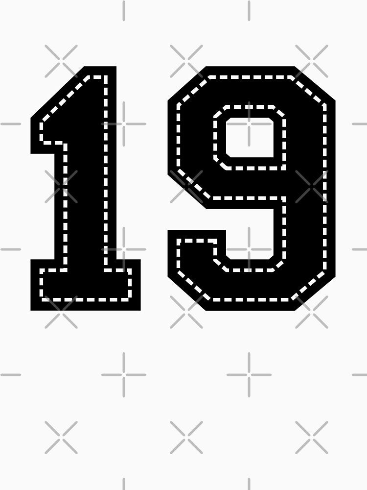 Number 19 Nineteen by StudioRedKoala