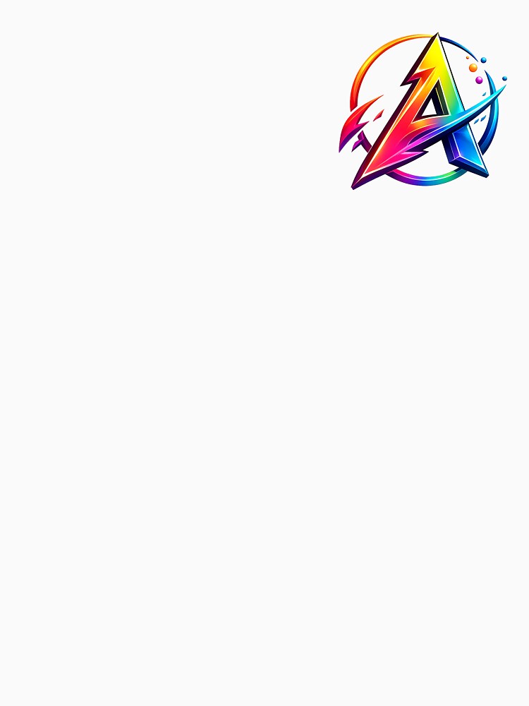 Colorful Futuristic Letter A Logo | Modern Gaming Style Rainbow Design by Pradeep  Chauhan