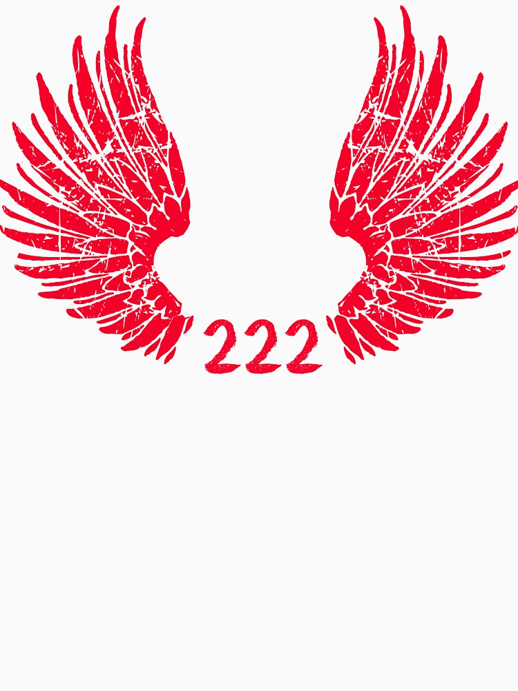 222 angel number red gift by alfa-rouk