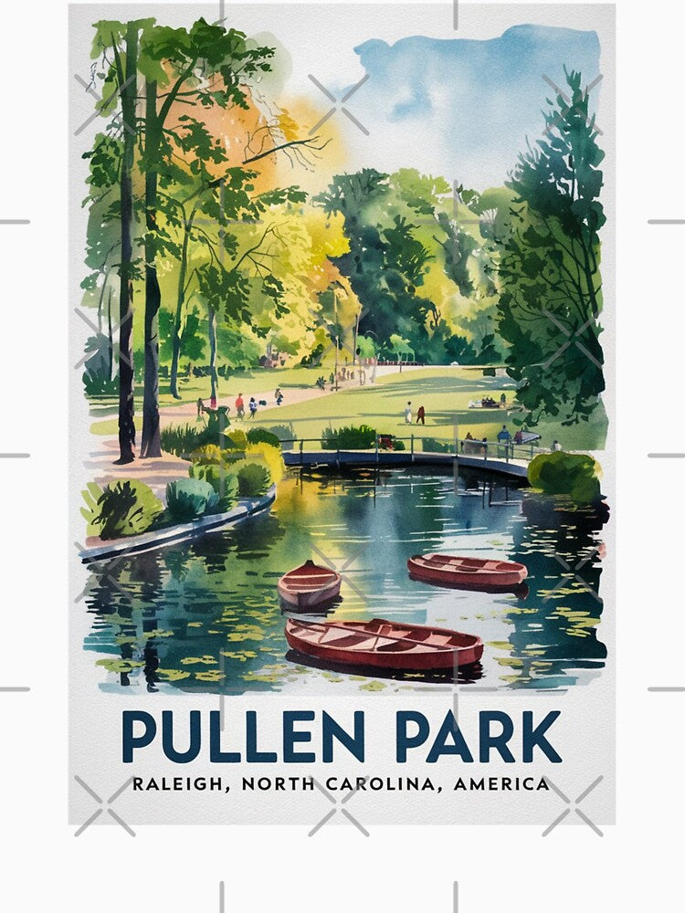 Raleigh Vintage Travel Poster by TravelerRat