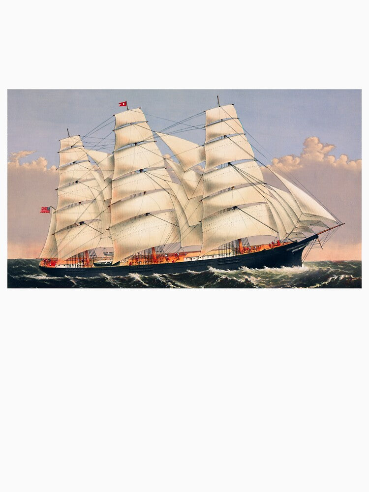 Historic Clipper Sailing Ship, Three Brothers by Jaydee001