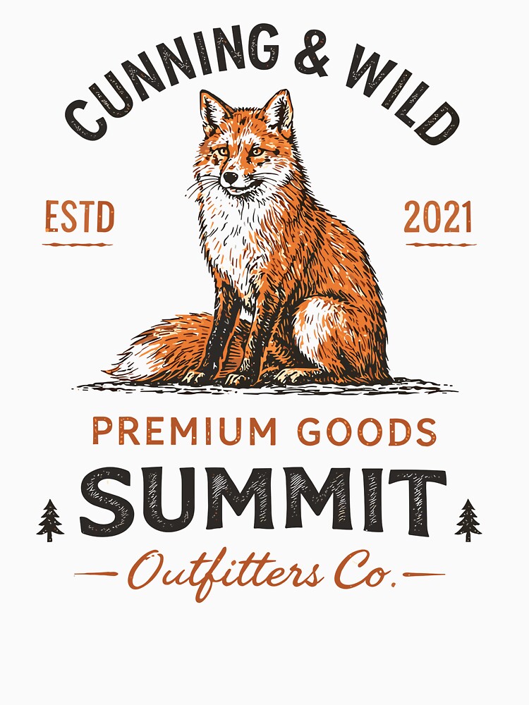 Cunning & Wild Vintage Fox Design by Matinez Pink