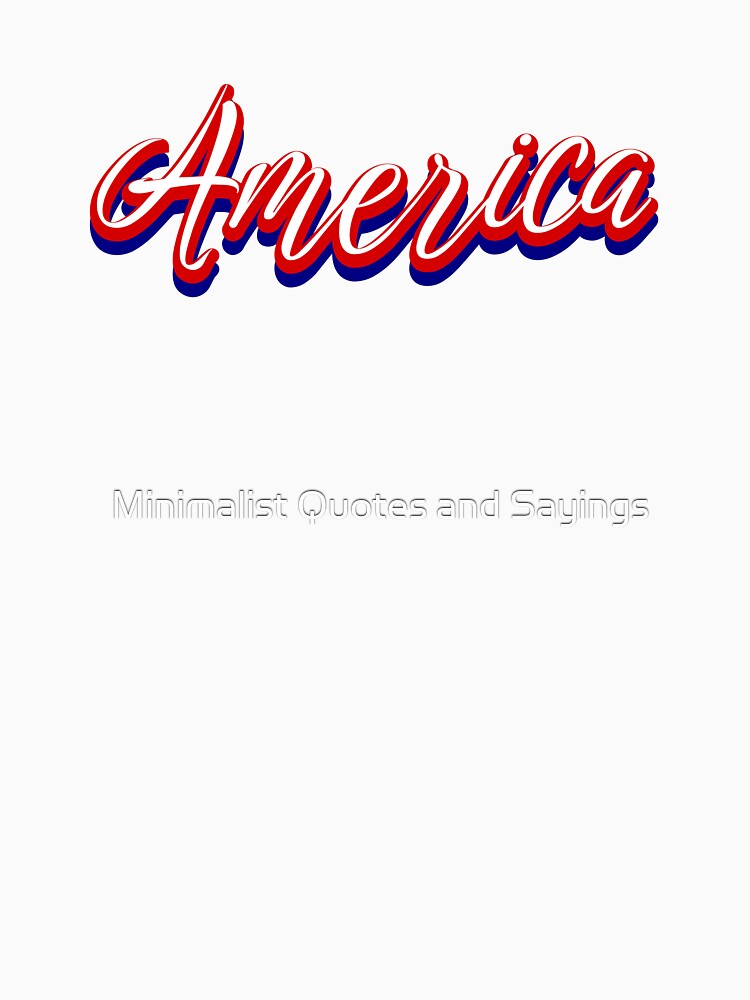 Distressed America, Freedom, Patriotic by Minimalist Quotes and Sayings