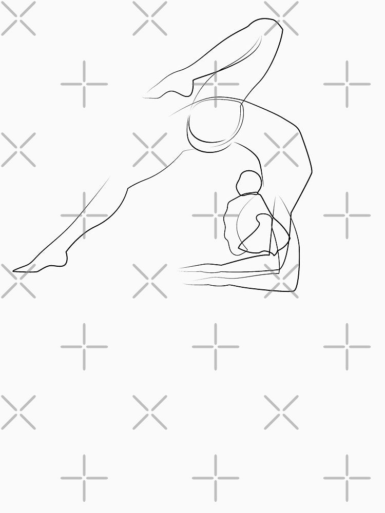 Yoga Woman | One Line Art | Minimal Art | One Line Artist | Yoga One Line Art by One-Line-Artist