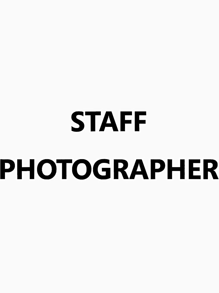 Staff Photographer Event Official Job by SkyCloudBlue