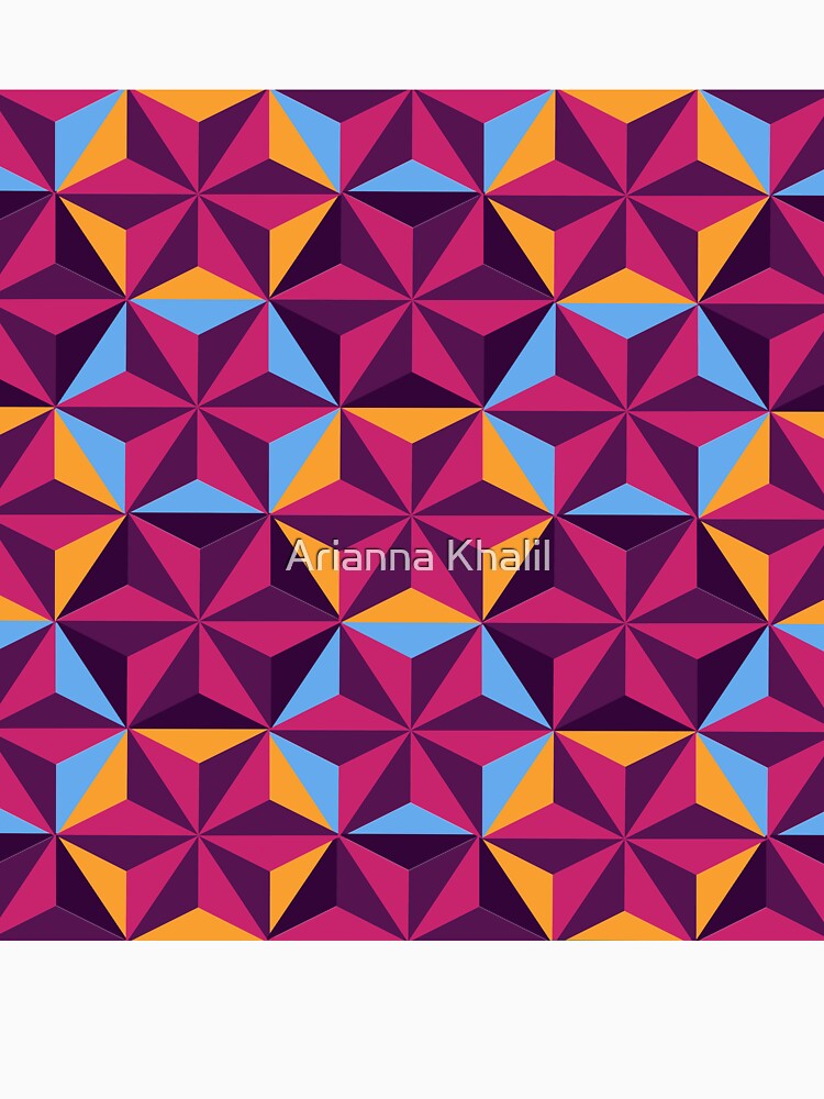 Colorful Kaleidoscope Pattern by Arianna Khalil