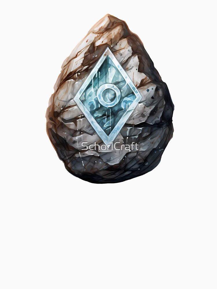 Magic Runestone Elemental Ice by SchorlCraft