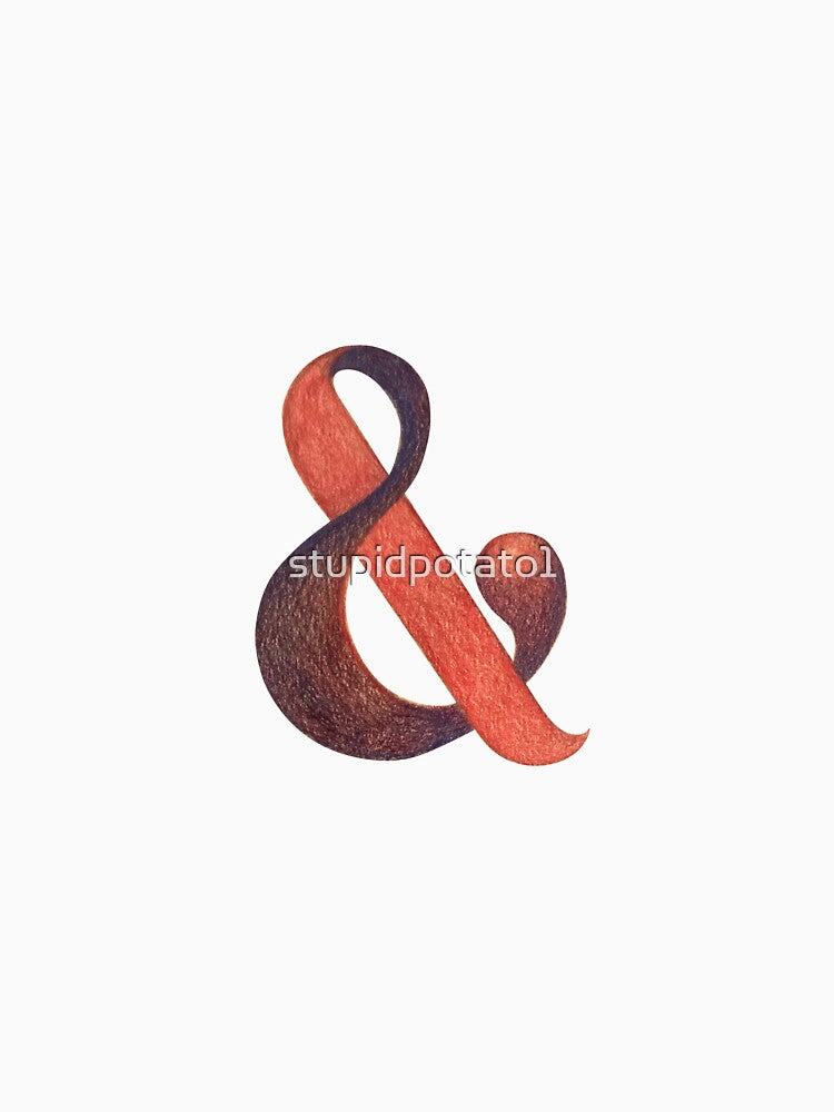 ampersand hand drawn by stupidpotato1