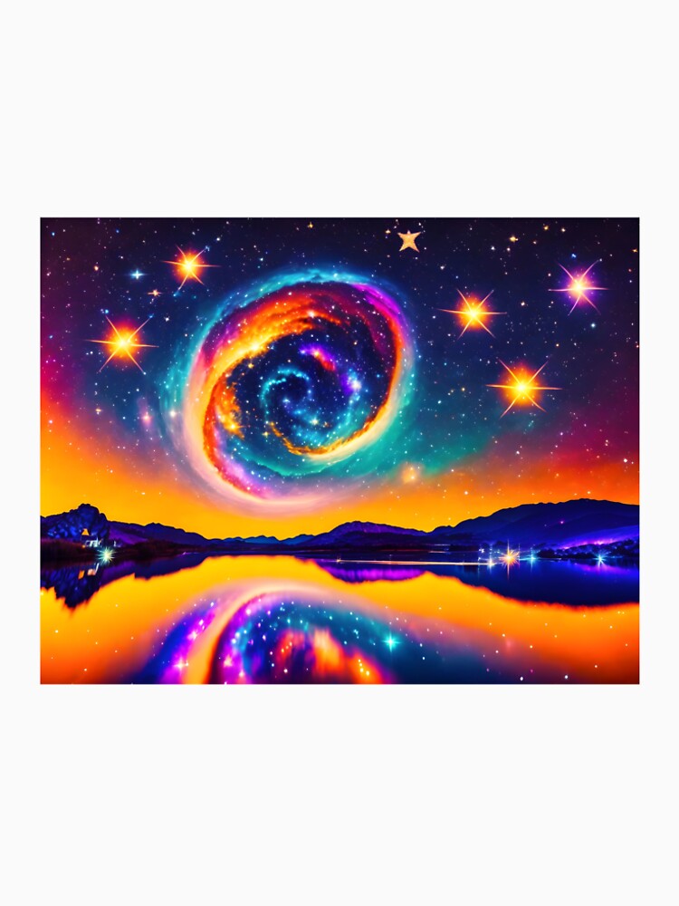 Vibrant Starry Night by PPerfectPrints