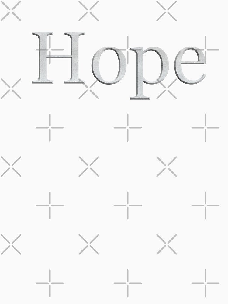 Hope (White Marble Text) by Swabcraft