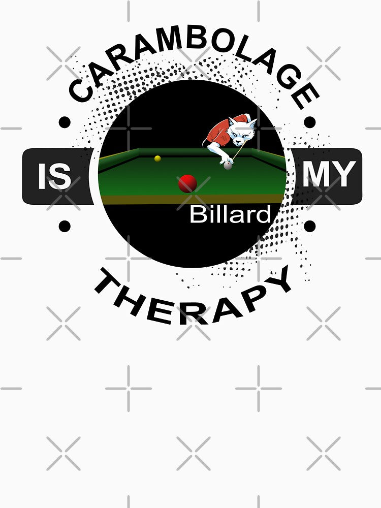 Carom billiards is my therapy, billiards fox by ChrUzDesigner