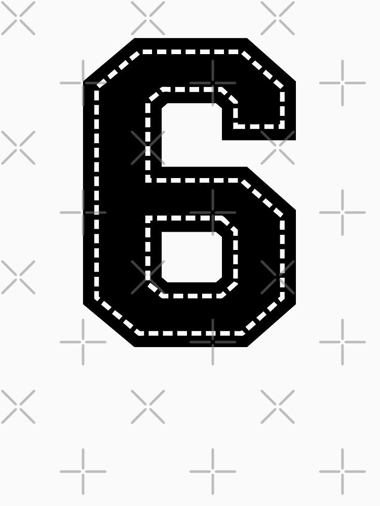 Number 6 Six by StudioRedKoala