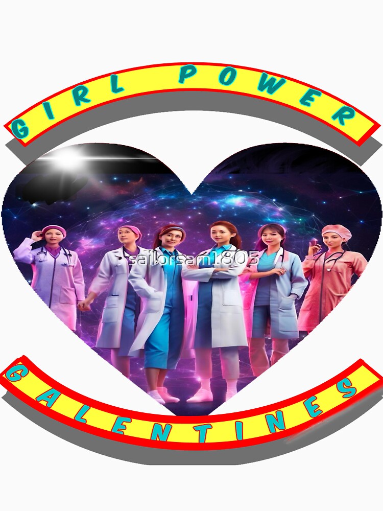 Medical Astronauts Girl power galantine’s, medical doctors and nurses by sailorsam1805