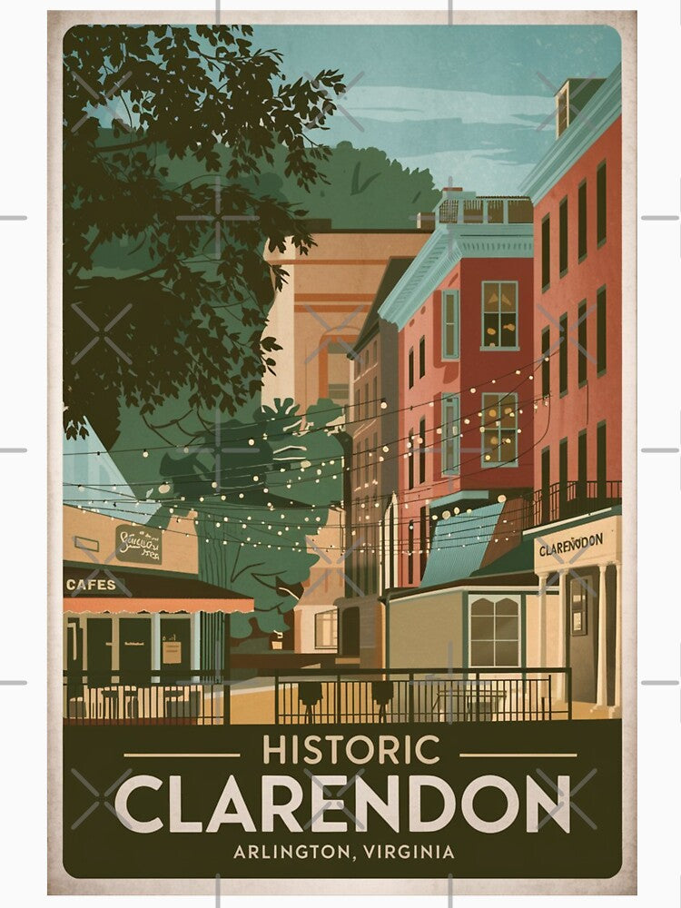 Arlington Vintage Travel Poster by TravelerRat