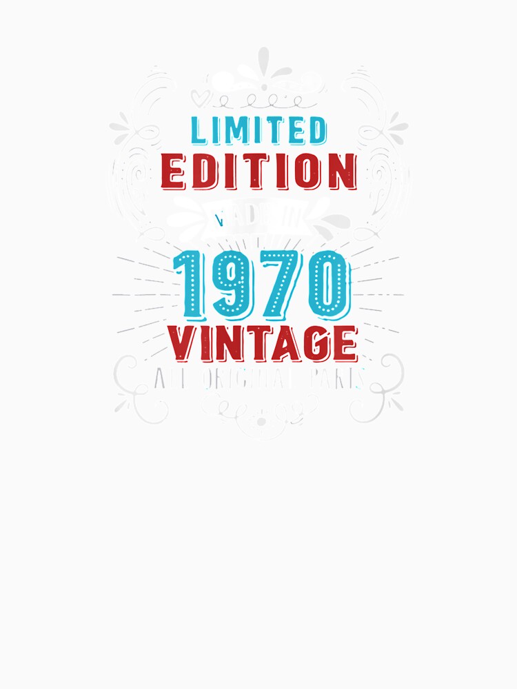Limited Edition Made In 1970 All Parts Vintage by ninapfvu