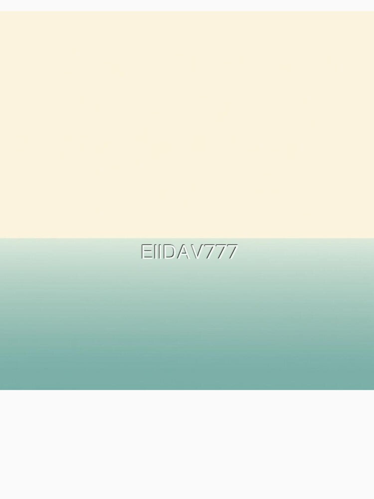 Minimalist Ocean Horizon Gradient Art Print by EllDAV777