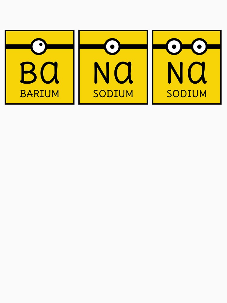 Banana Chemistry Periodic Table Science by WarmlyGreetings