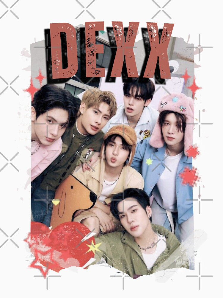 DEXXX Thai boy group Thailand Asian Kpop Clang Clang Debut Concept Art by AJUNICE STUDIO