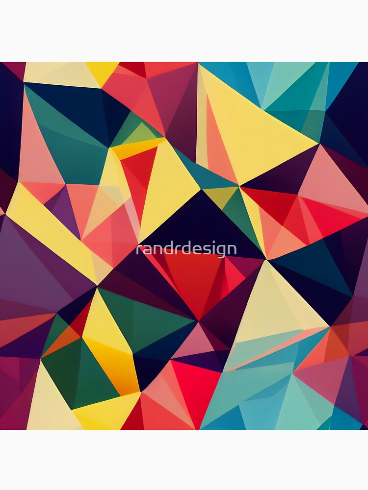 Colorful Geometric Art by randrdesign
