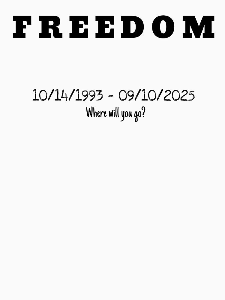 Freedom 10/14/1993 - 09/10/2025 Where will you go? by nicke2025