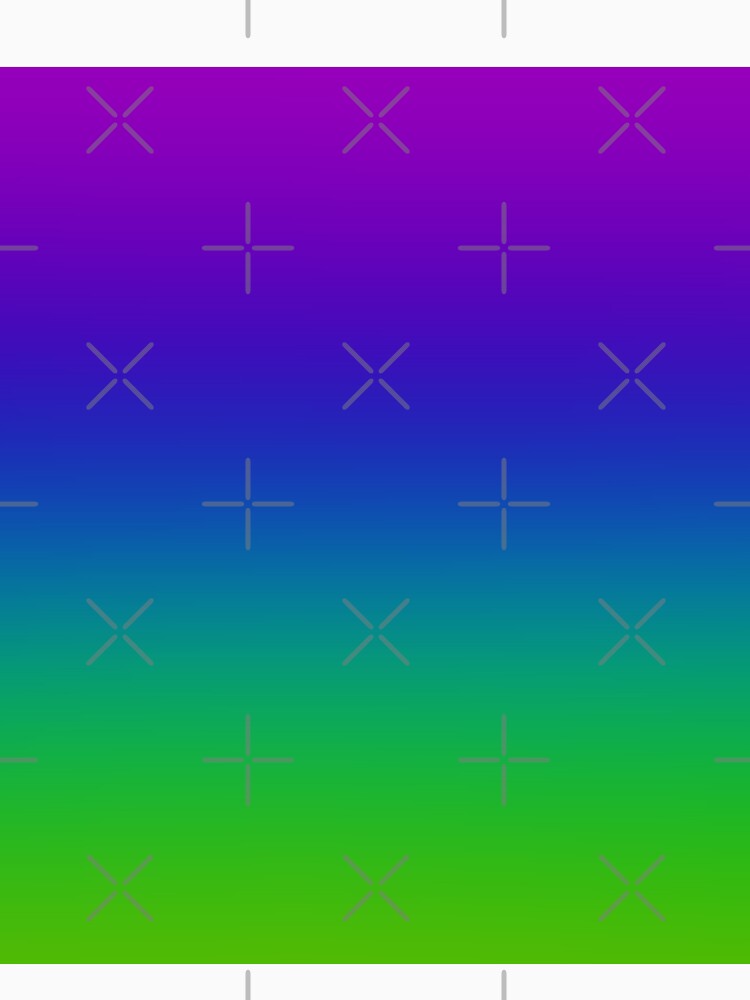 Purple Blue Green Gradient Ombre by SparkyMae